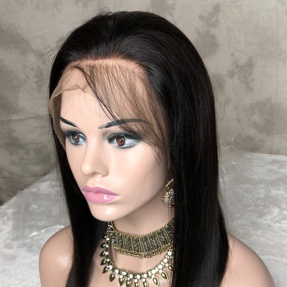 16 Inch Human Hair Full Lace wig main image 5